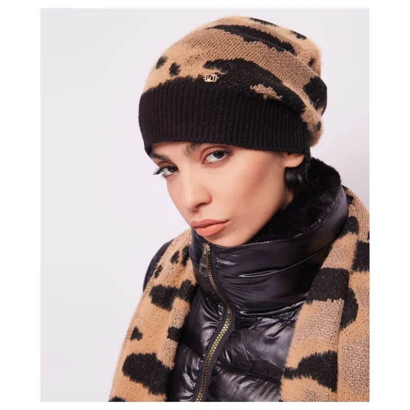BERRETTO BEANIE ANIMALIER JACQUARD GAUDI'- Accessori