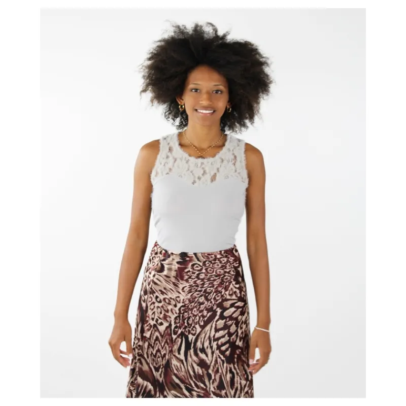 BODY CON PIZZO FLUFFY HOZONE- Body