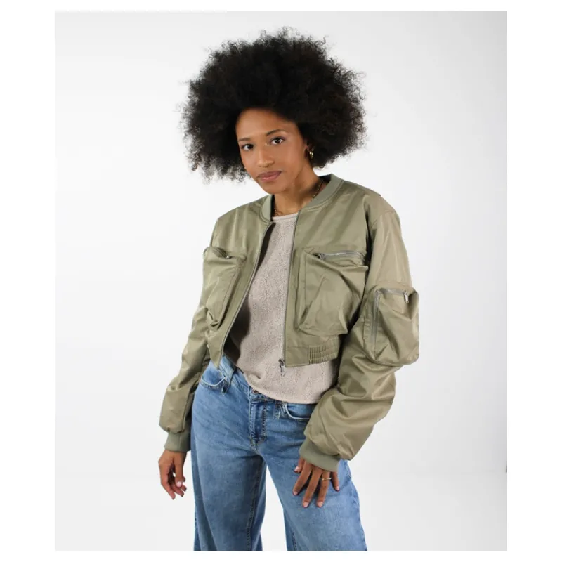 BOMBER CROPPED ONLY- Capi Spalla