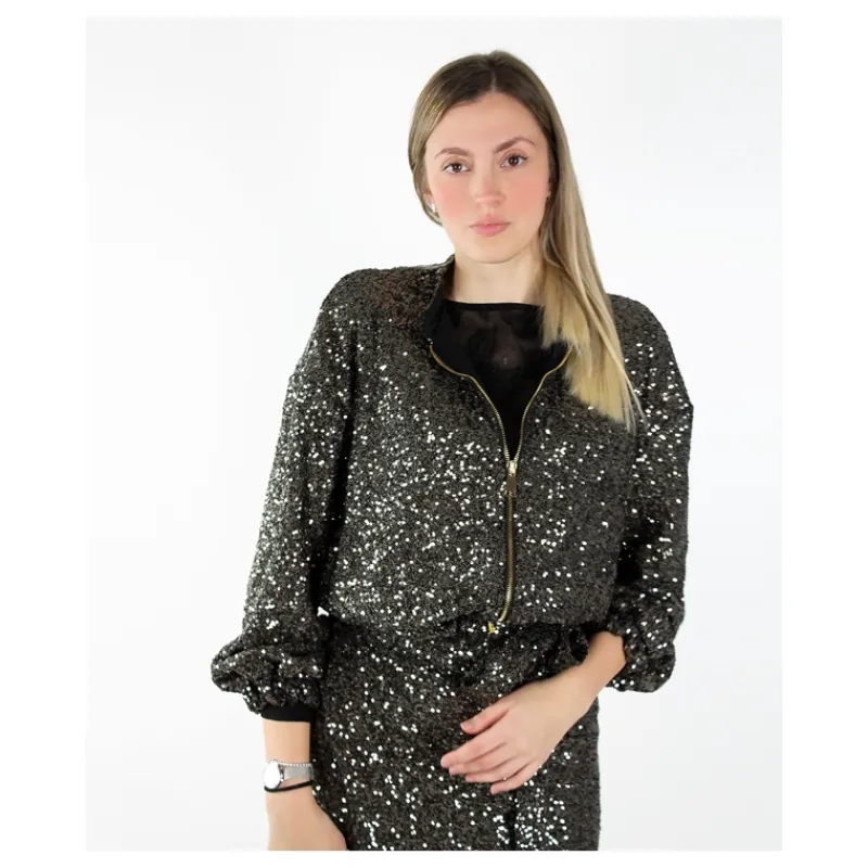 BOMBER PAILLETTES HOZONE- Capi Spalla