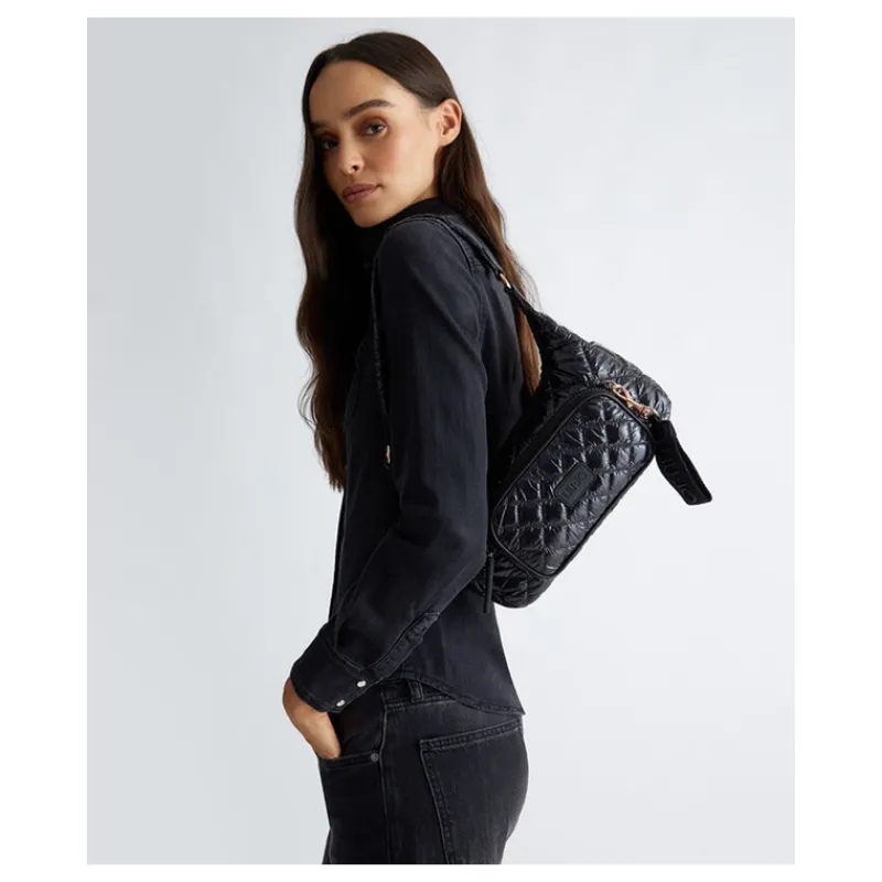 BORSA A SPALLA IN NYLON TRAPUNTATO LIU°JO- Accessori