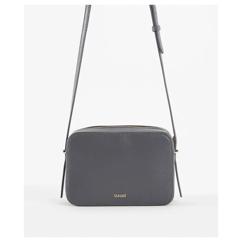 BORSA CROSSBODY IN SIMILPELLE CON BORCHIE GAUDI'- Accessori