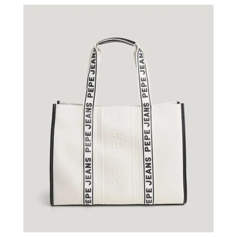 BORSA TOTE CON DETTAGLI IN SIMILPELLE PEPE JEANS- Accessori