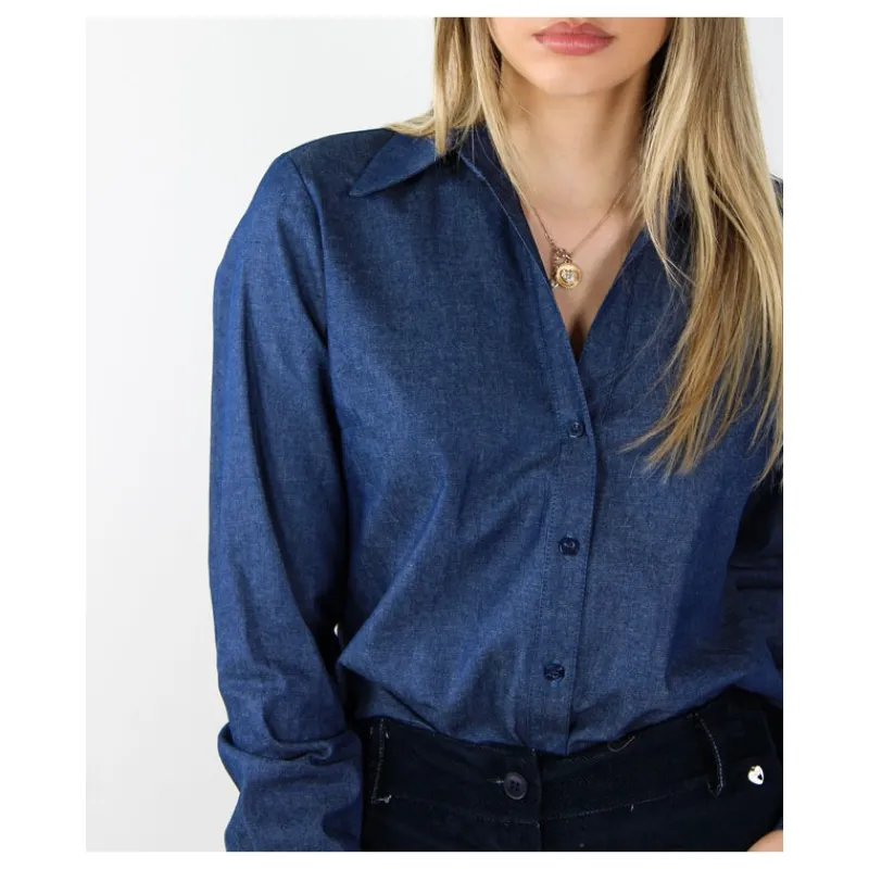 CAMICIA CHAMBRAY HOZONE- Camicie E Bluse