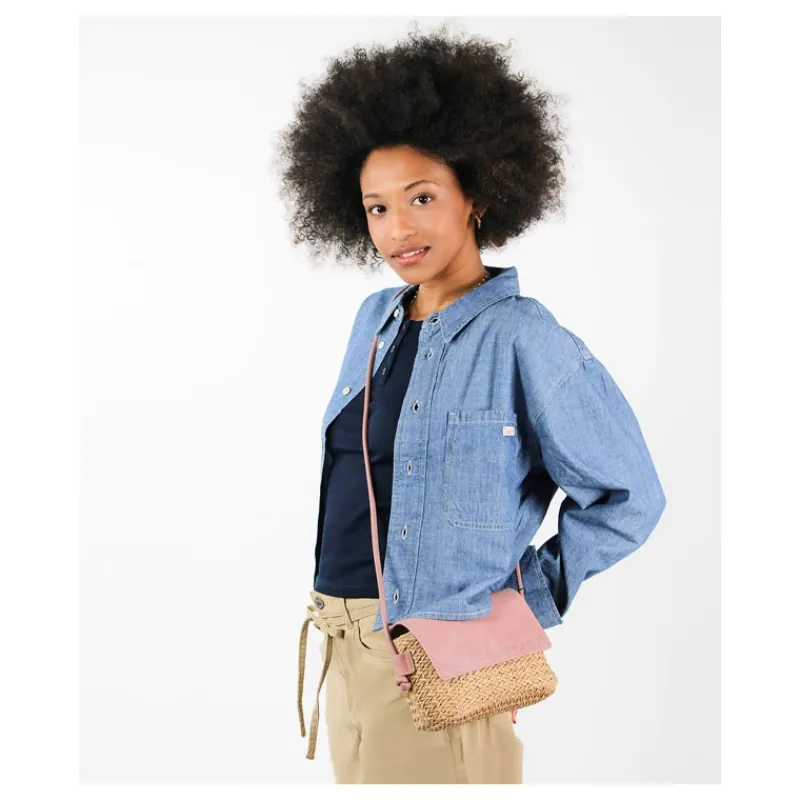 CAMICIA IN DENIM CROPPED CALVIN KLEIN JEANS- Camicie E Bluse