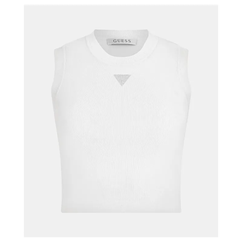canotta_con_logo_a_triang_4.webp CANOTTA CON LOGO A TRIANGOLO GUESS- T-shirt & Top
