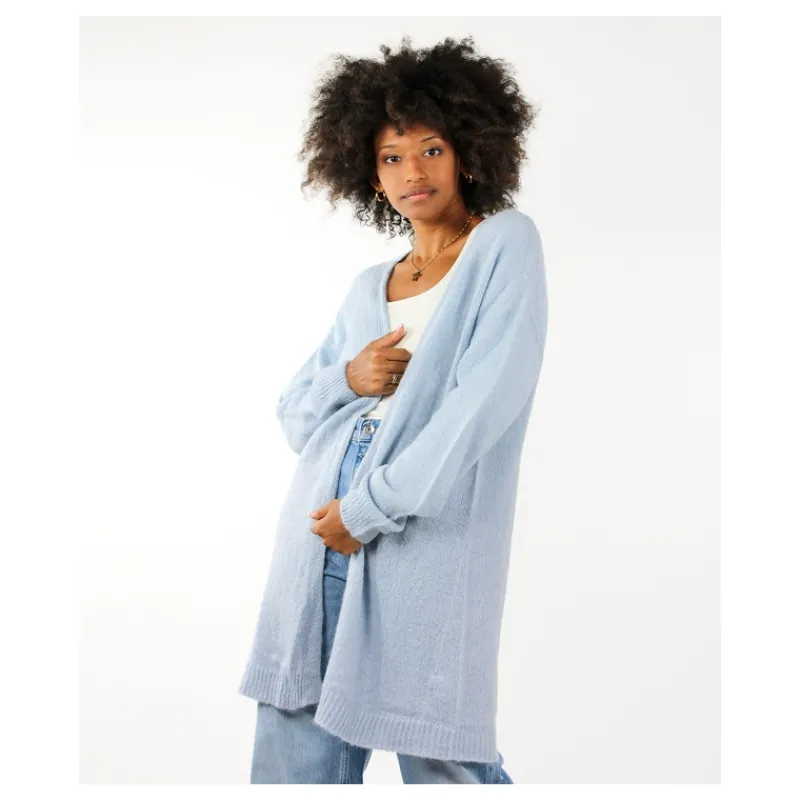 CARDIGAN APERTO IN MOHAIR HOZONE- Maglieria