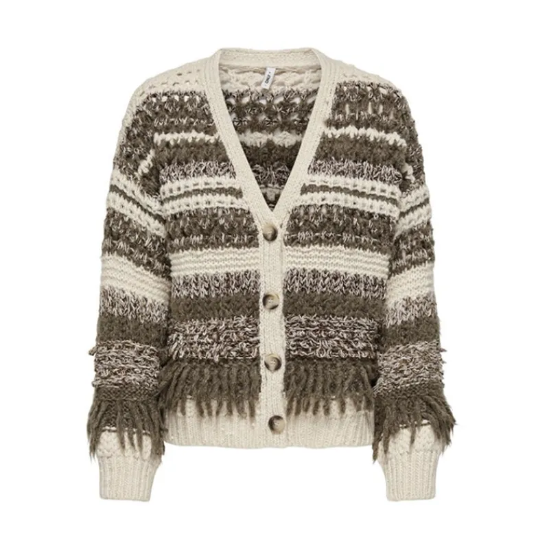 CARDIGAN CON VOLANT ONLY- Maglieria