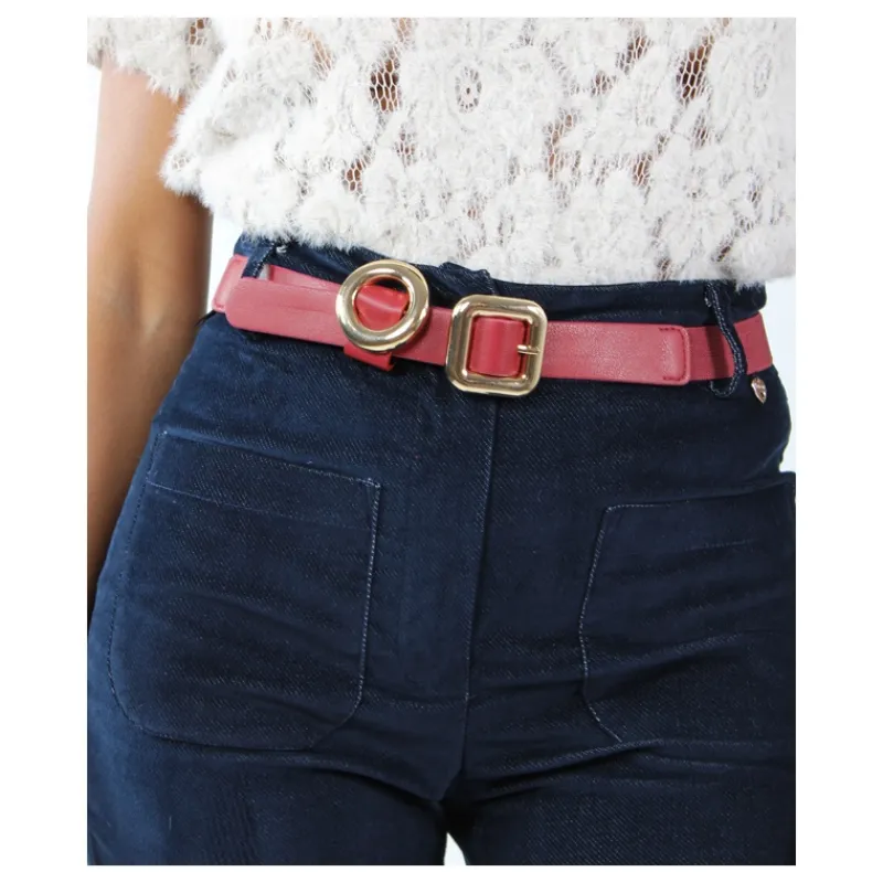 CINTURA ELASTICIZZATA CON FIBBIA TONDA HOZONE- Accessori