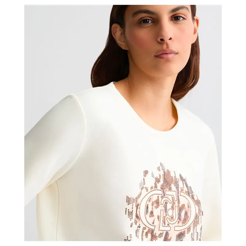 felpa_con_logo_animalier__2.webp FELPA CON LOGO ANIMALIER E STRASS LIU°JO- Felpe