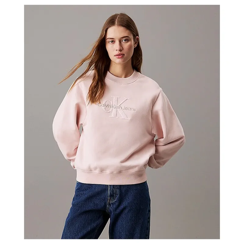 felpa_con_monogramma_in_c_3.webp FELPA CON MONOGRAMMA IN CINIGLIA CALVIN KLEIN JEANS- Felpe