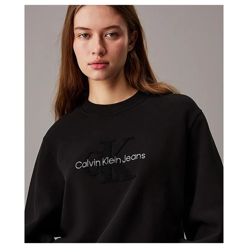 felpa_con_monogramma_in_c_7.webp FELPA CON MONOGRAMMA IN CINIGLIA CALVIN KLEIN JEANS- Felpe