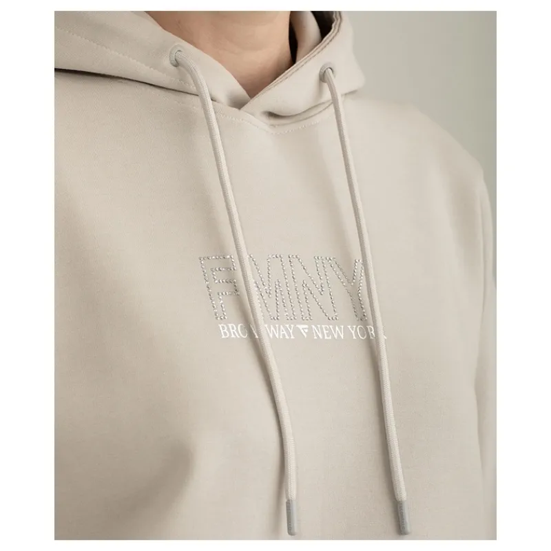 FELPA IN INTERLOCK CON CAPPUCCIO FREDMELLO- Felpe