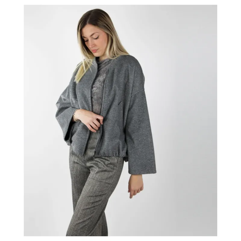 GIACCA BOMBER MELANGE HOZONE- Capi Spalla