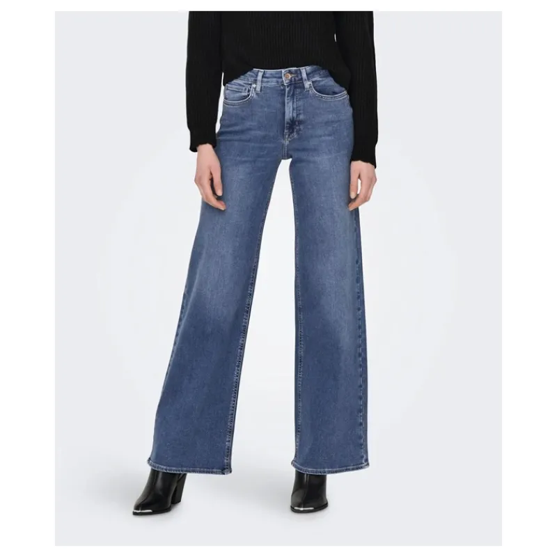 JEANS A GAMBA AMPIA ONLY- Jeans