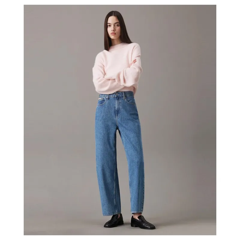jeans_high_rise_barrel_ca_4.webp JEANS HIGH RISE BARREL CALVIN KLEIN- Jeans