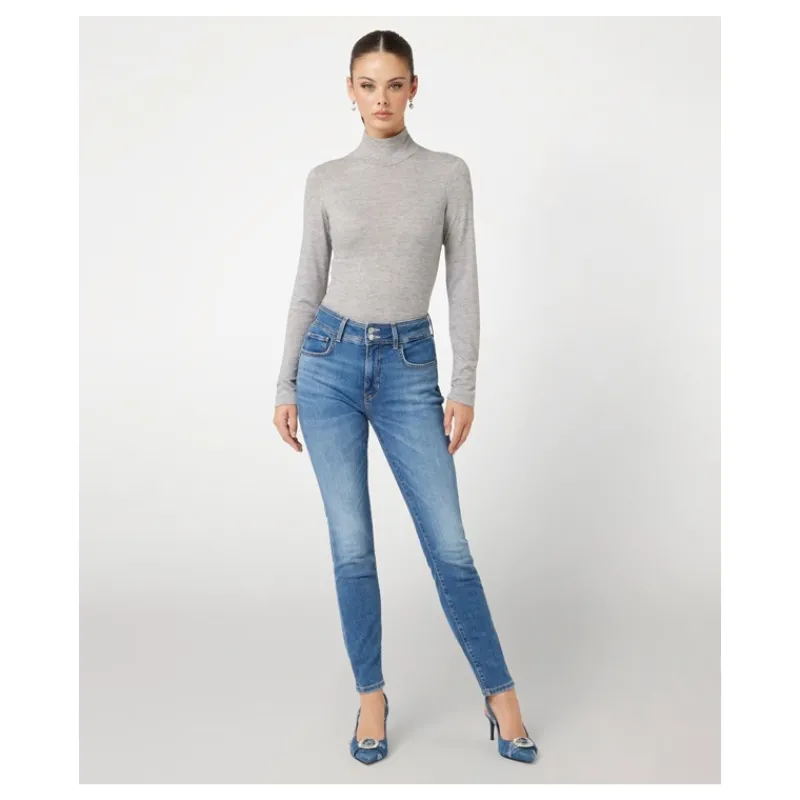 JEANS SKINNY A VITA ALTA SHAPE UP GUESS- Jeans
