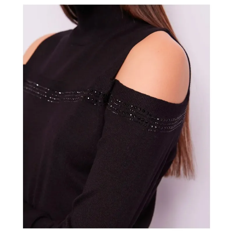 maglia_cut_out_con_strass_2.webp MAGLIA CUT OUT CON STRASS GAUDI'- Maglieria