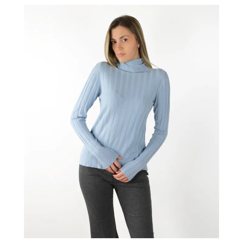 MAGLIA DOLCEVITA A COSTE HOZONE- Maglieria
