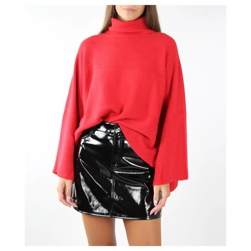 MAGLIA DOLCEVITA CON MANICA AMPIA HOZONE- Maglieria