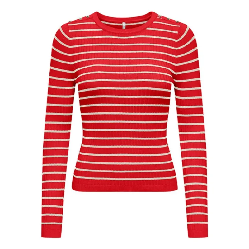 maglia_girocollo_fantasia_5.webp MAGLIA GIROCOLLO FANTASIA A RIGHE ONLY- Maglieria