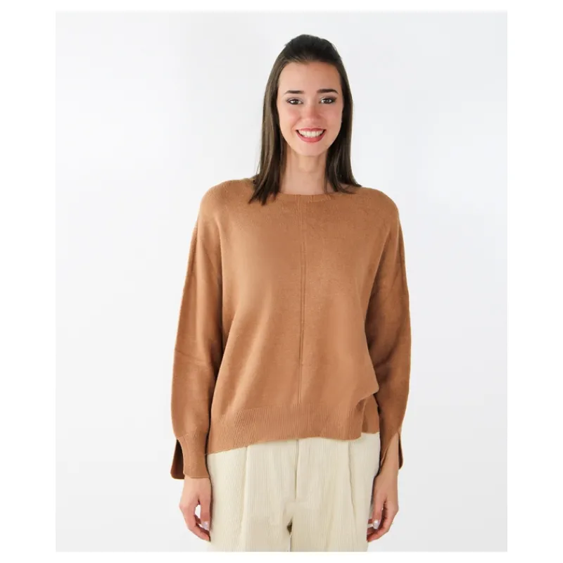 MAGLIA GIROCOLLO SPACCHETTI HOZONE- Maglieria