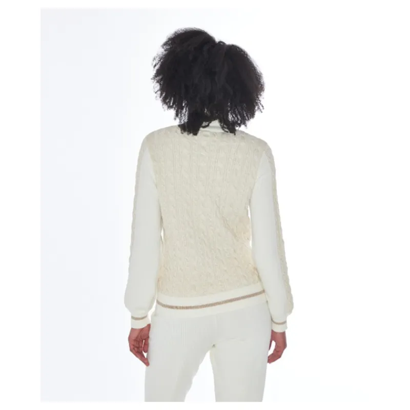 MAGLIA LUREX GIROCOLLO YES°ZEE- Maglieria