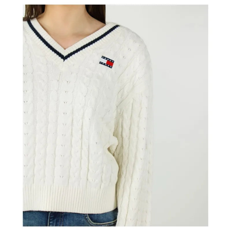 MAGLIONE SCOLLO A V TOMMY JEANS- Maglieria