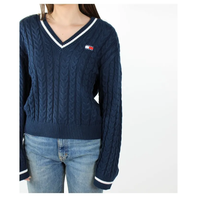 maglione_scollo_a_v_tommy_4.webp MAGLIONE SCOLLO A V TOMMY JEANS- Maglieria