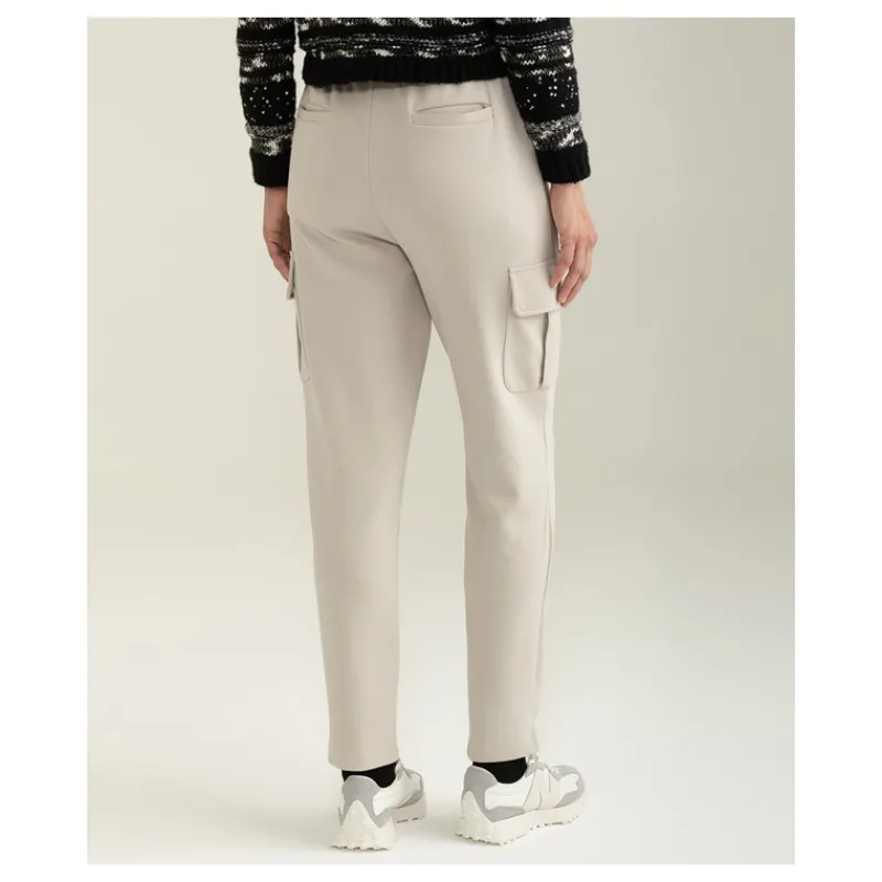 PANTALONE IN FELPA INTERLOCK TASCONATO FREDMELLO- Pantaloni