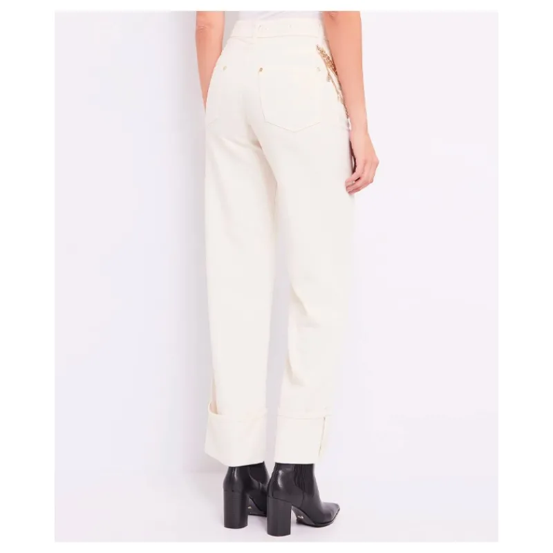PANTALONI IN MISTO COTONE GAUDI'- Pantaloni