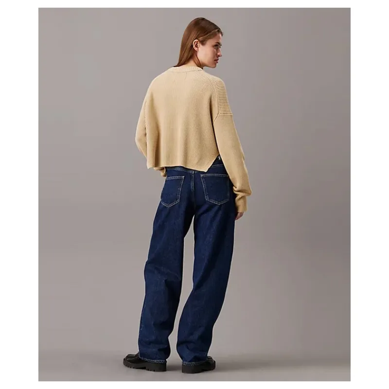 PULLOVER A COSTINE MONOGRAMMA CALVIN KLEIN JEANS- Maglieria