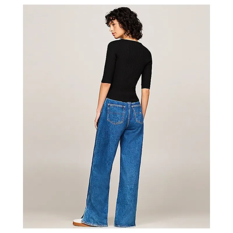 pullover_slim_fit_a_mezze_3.webp PULLOVER SLIM FIT A MEZZE MANICHE TOMMY JEANS- Maglieria