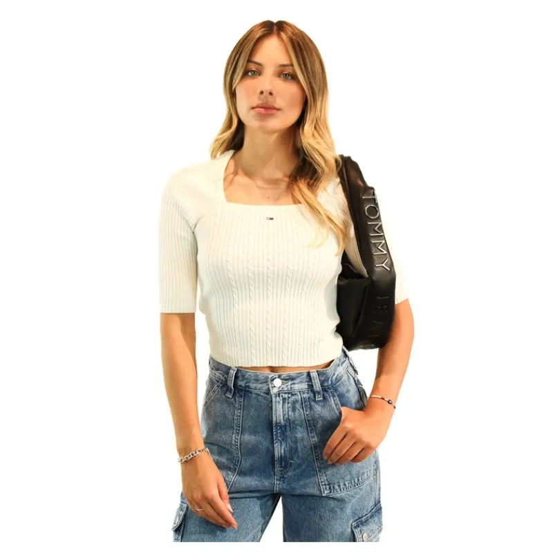 pullover_slim_fit_a_mezze_5.webp PULLOVER SLIM FIT A MEZZE MANICHE TOMMY JEANS- Maglieria