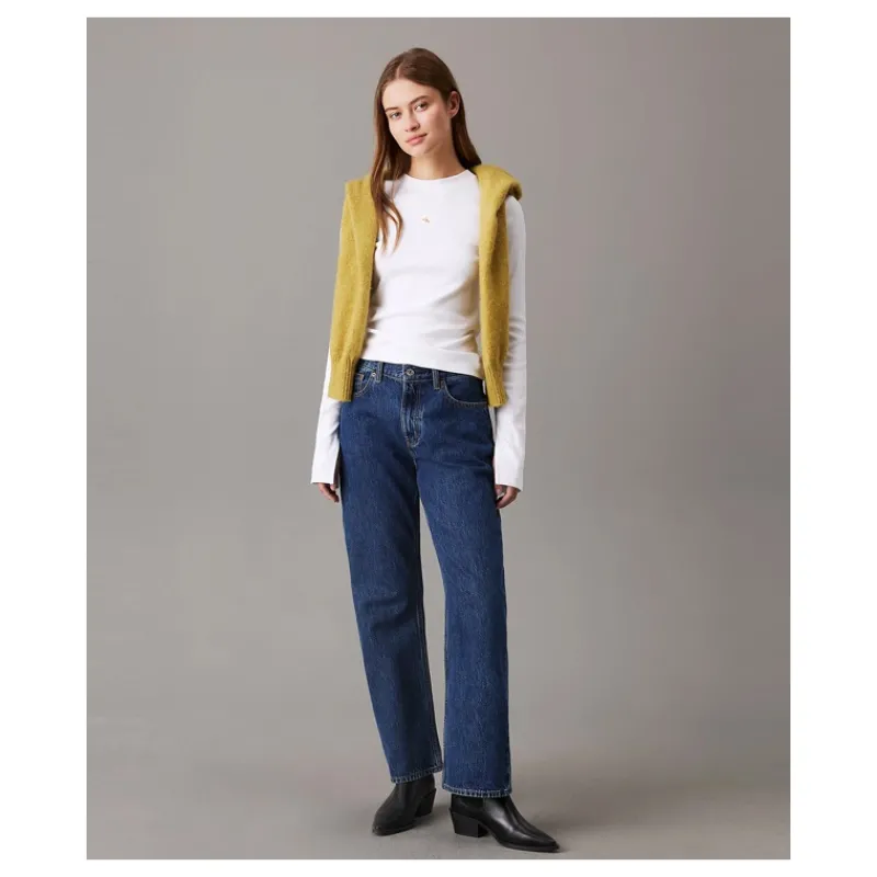 top_di_cotone_a_costine_s_2.webp TOP DI COTONE A COSTINE SLIM CALVIN KLEIN- T-shirt & Top