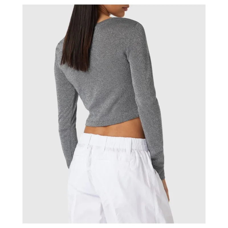 TOP INCROCIO A MANICHE LUNGHE ONLY- T-shirt & Top