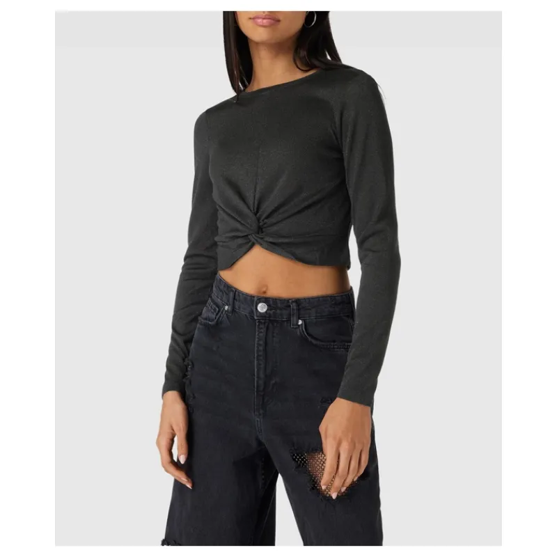 top_incrocio_a_maniche_lu_3.webp TOP INCROCIO A MANICHE LUNGHE ONLY- T-shirt & Top