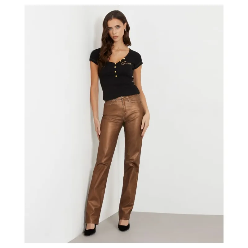 top_scollo_a_v_con_botton_6.webp TOP SCOLLO A V CON BOTTONI GUESS- T-shirt & Top