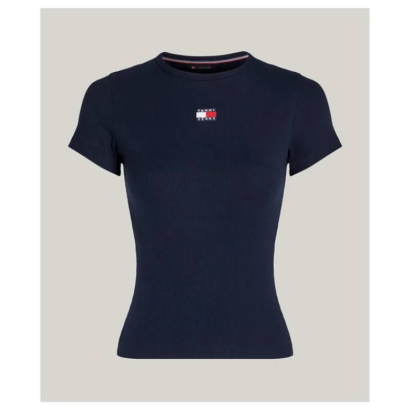 tshirt_a_coste_con_badge__11.webp T-SHIRT A COSTE CON BADGE TOMMY JEANS- T-shirt & Top