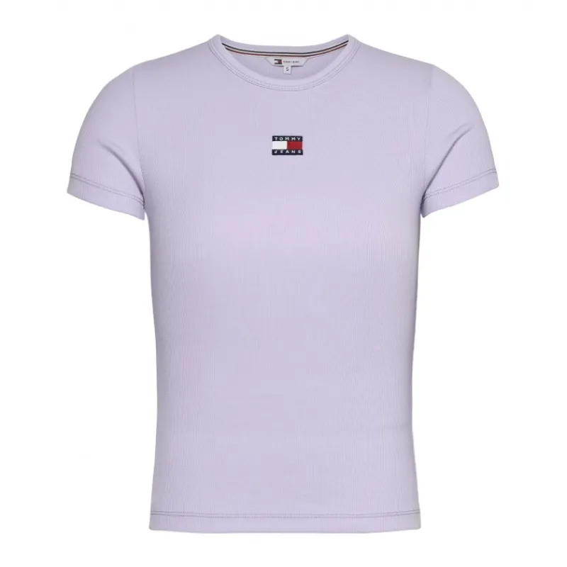tshirt_a_coste_con_badge__5.webp T-SHIRT A COSTE CON BADGE TOMMY JEANS- T-shirt & Top