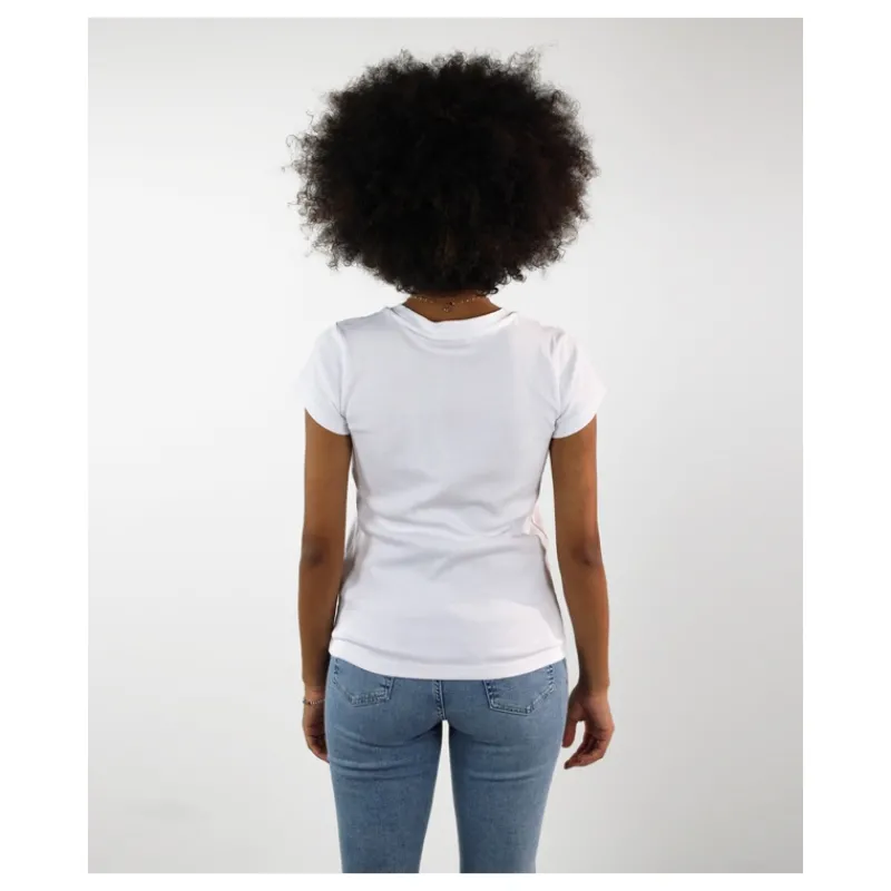 tshirt_a_costine_logo_pep_2.webp T-SHIRT A COSTINE LOGO PEPE JEANS- T-shirt & Top