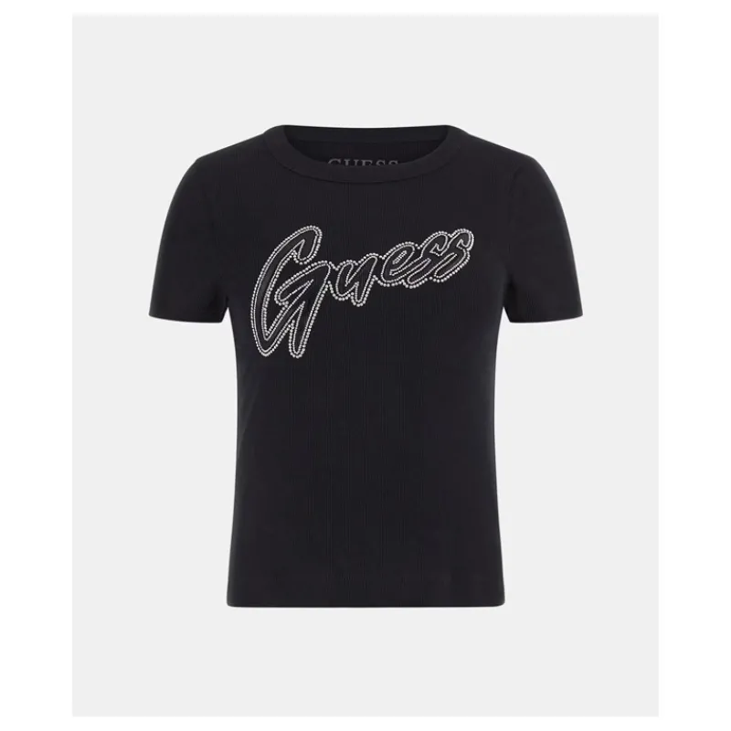 tshirt_con_logo_con_borch_9.webp T-SHIRT CON LOGO CON BORCHIE GUESS- T-shirt & Top