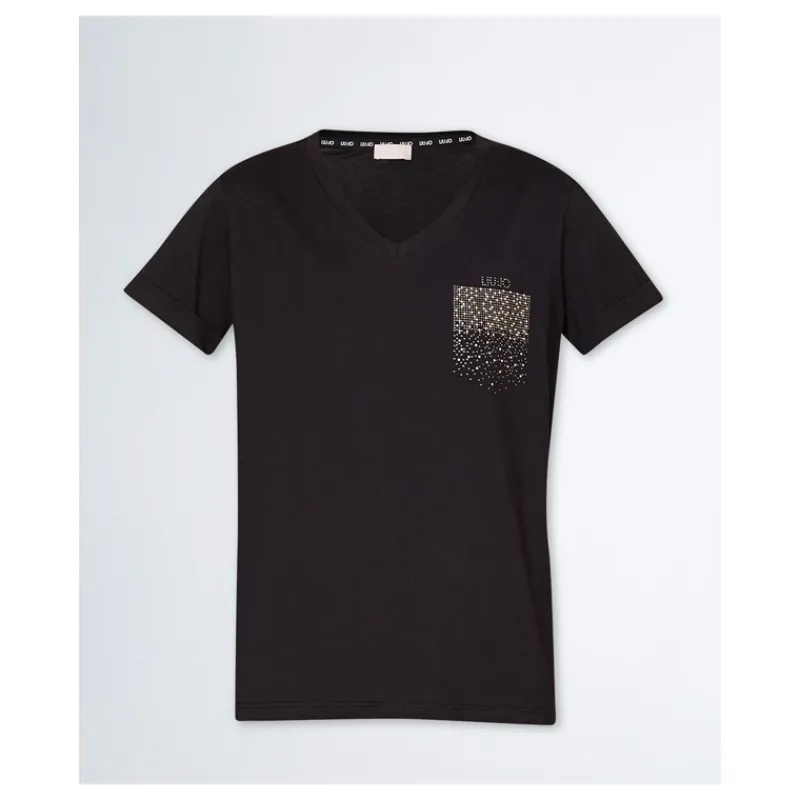 tshirt_con_logo_e_strass__6.webp T-SHIRT CON LOGO E STRASS LIU°JO- T-shirt & Top