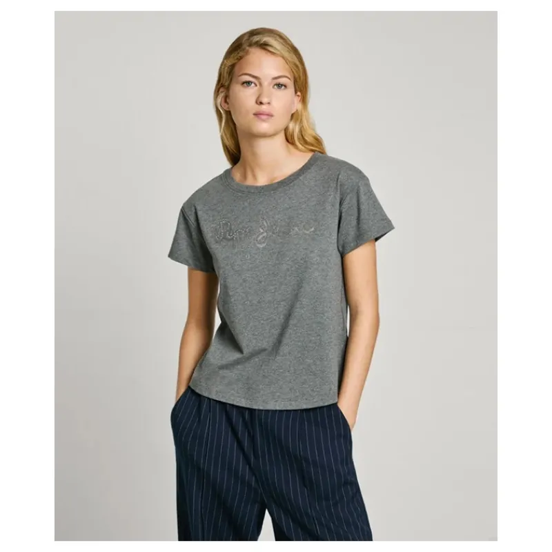 tshirt_con_logo_in_strass_6.webp T-SHIRT CON LOGO IN STRASS PEPE JEANS- T-shirt & Top