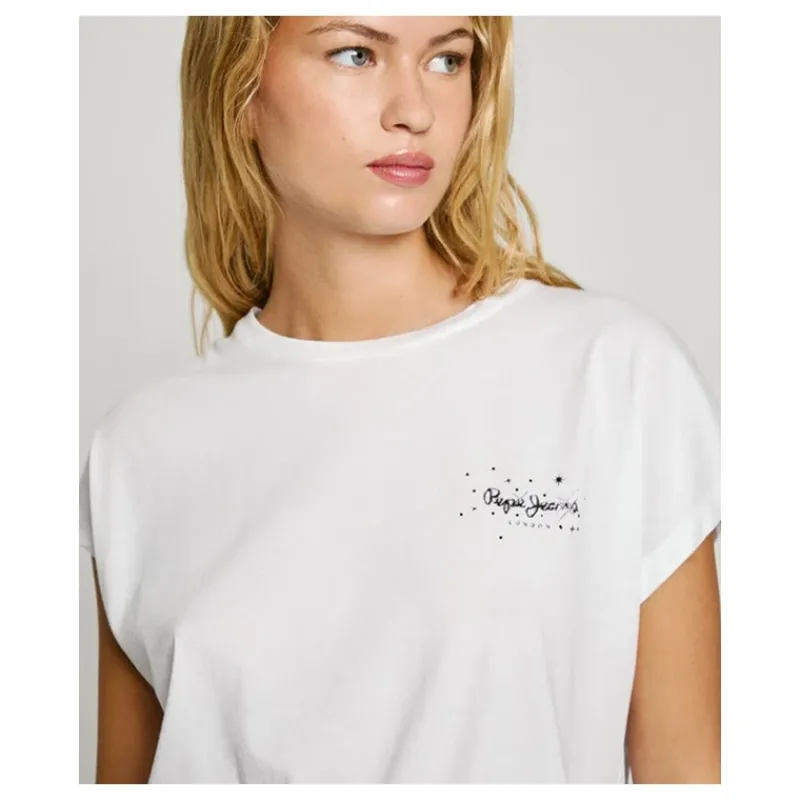 T-SHIRT CON LOGO STAMPATO PEPE JEANS- T-shirt & Top