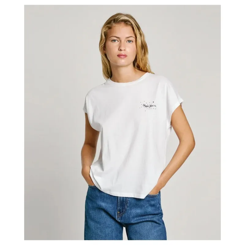tshirt_con_logo_stampato__3.webp T-SHIRT CON LOGO STAMPATO PEPE JEANS- T-shirt & Top