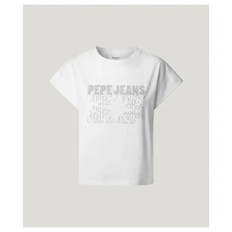 tshirt_con_logo_strass_pe_4.webp T-SHIRT CON LOGO STRASS PEPE JEANS- T-shirt & Top