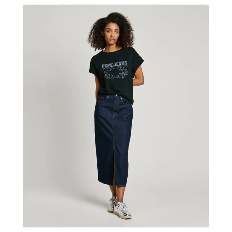 tshirt_con_logo_strass_pe_9.webp T-SHIRT CON LOGO STRASS PEPE JEANS- T-shirt & Top