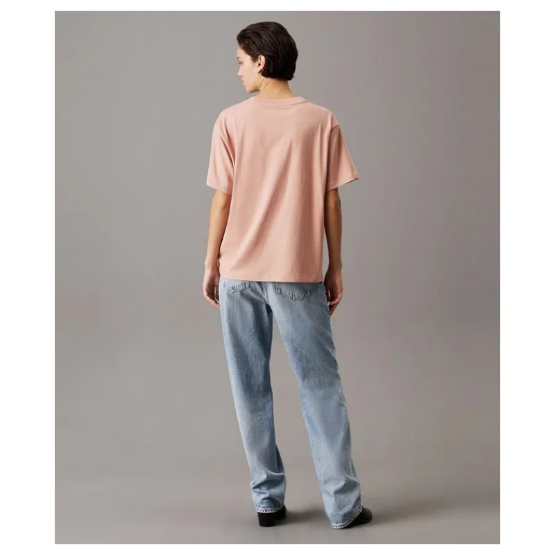 tshirt_con_monogramma_dal_10.webp T-SHIRT CON MONOGRAMMA DAL TAGLIO RELAXED CALVIN KLEIN- T-shirt & Top