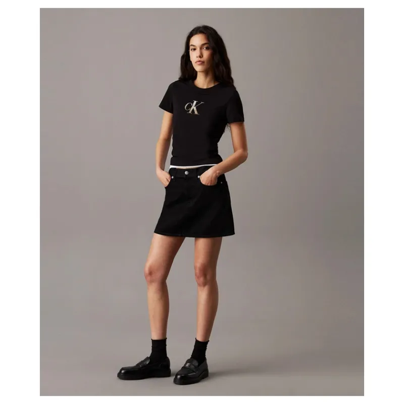 tshirt_con_monogramma_sfu_7.webp T-SHIRT CON MONOGRAMMA SFUMATO CALVIN KLEIN- T-shirt & Top